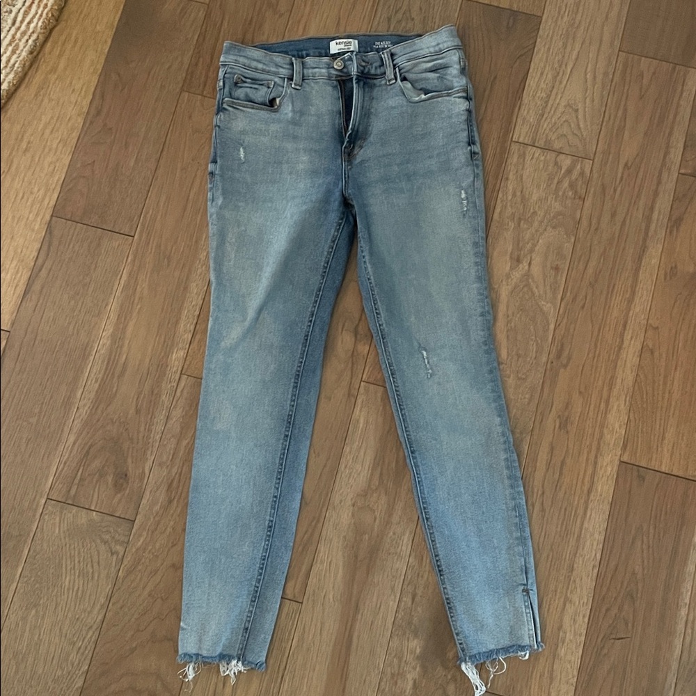 Kensie Light Blue High Rise Skinny Jeans